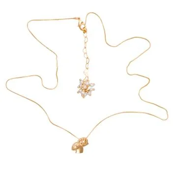 Gold chain on a white background Stock Photos