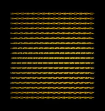 Gold chains Stock Illustration