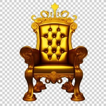 Gold chair Stock Illustration