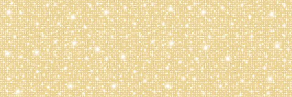 Gold champagne glitter gradient background. Circles shiny disco retro luxury 库存插图