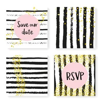 Gold Chic Sequins. White Stylish Particle. Stripe Illustrazione stock