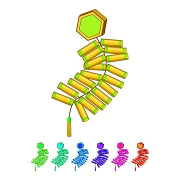 Gold chinese firecracker cartoon vector graphic Stock Illustration