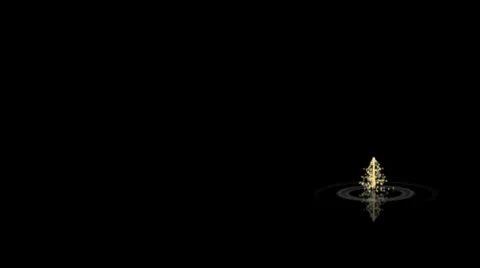 Gold Christmas 02 Video stock 10748858