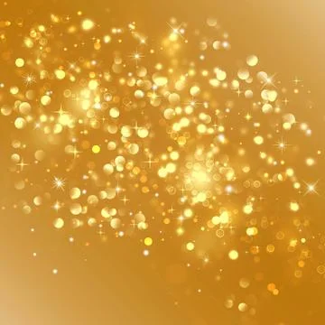 Gold Christmas background Stock Illustration