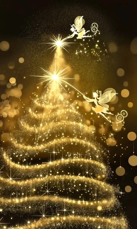 Gold christmas decorations Stock Footage 291176025