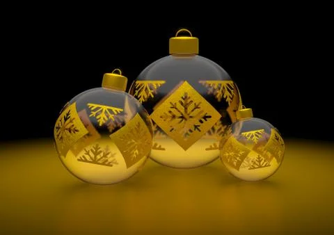 Gold Christmass Rolls Ilustração Stock