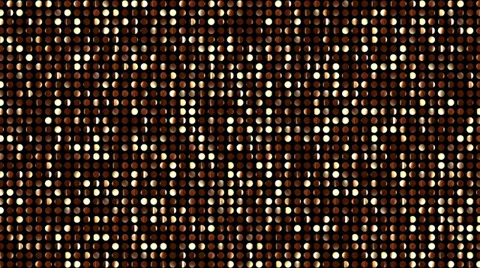 Gold Circle Plates - loop background Vidéo 36687960