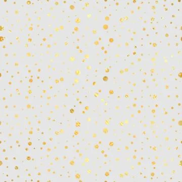 Gold circle seamless pattern. Abstract gold geometric modern background.Gold Stock Illustration