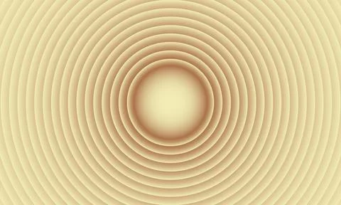 Gold circle wave abstract background, Vector design layout for business presenta Stock Illustration