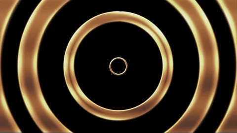 Gold circles Stock Footage 89127558