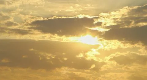 Gold cloud sky soft light with morning Stock Photos