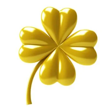 Gold  Clover Stock Illustration