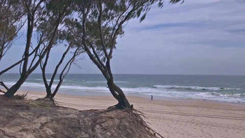 Gold Coast beach skyline  Stock Footage 144085013