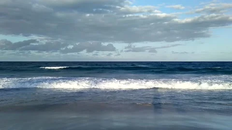Gold Coast Beach Waves Stock Footage 162868587