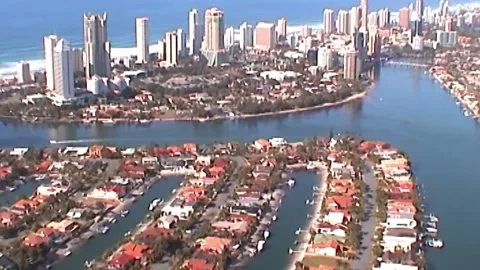 Gold Coast Canal Stock Footage 246451283