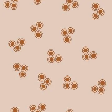 Gold coin falling glyph vector seamless pattern 스톡 일러스트