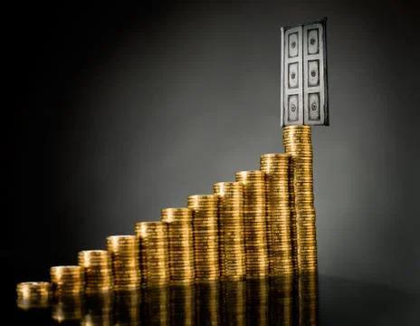 Gold coin Stock-Fotos