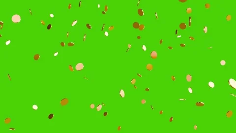 Gold coins explosion and spinning animation. Stock-Footage 337016959