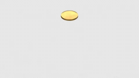 Gold coins fall, toss, spin and explode. Transition to video. Stock Footage 223904559