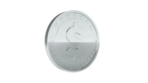 Gold coins falling Stock Footage 54923639