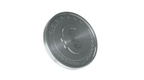 Gold coins falling Stock Footage 54923876