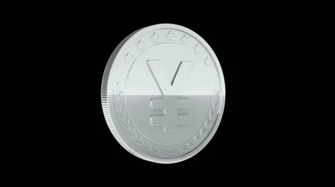 Gold coins falling Stock Footage 54924516