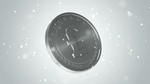 Gold coins falling Stock Footage 54924932