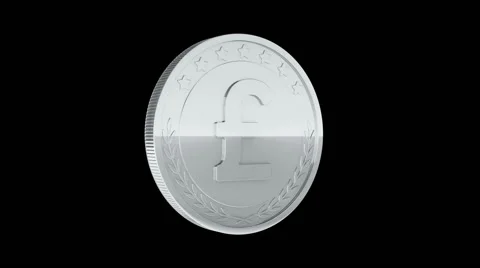 Gold coins falling Stock Footage 54925124