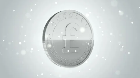 Gold coins falling Stock Footage 54925229