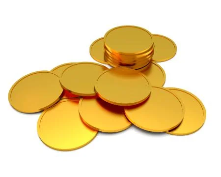 Gold coins Иллюстрация