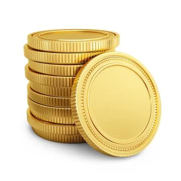 Gold coins Stock Illustration