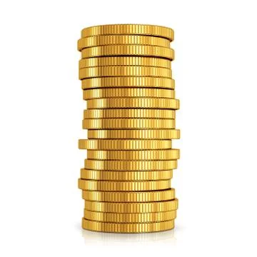 Gold coins Stock Illustration