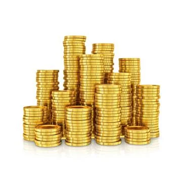 Gold coins Stock Illustration