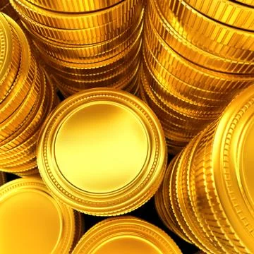 Gold coins Stock Illustration