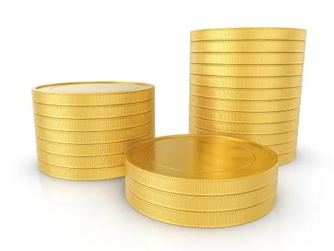 Gold coins Stock Illustration