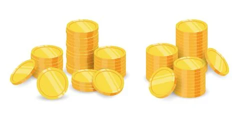 Gold coins Stock Illustration