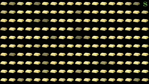 Gold Commodities Trading Stock Footage 130802884