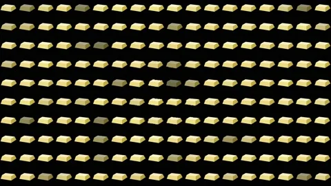 Gold Commodities Trading Stock Footage 130802905