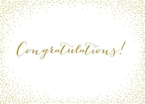 Gold Confetti Background Stock Illustration