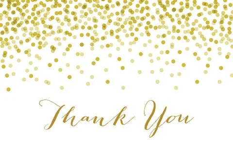 Gold Confetti Background Illustrazione stock