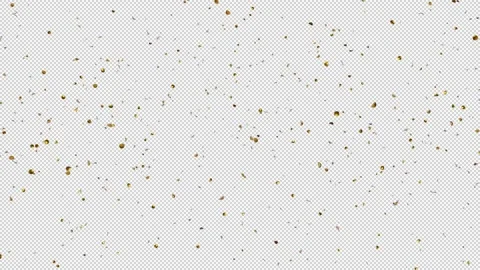 Gold Confetti Blast Explosions with Alpha channel Stock Footage 237357380
