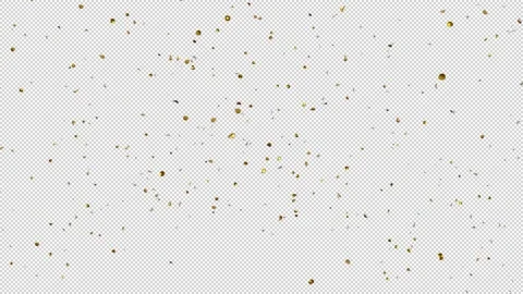 Gold Confetti Blast Explosions with Alpha channel Stock Footage 237357382