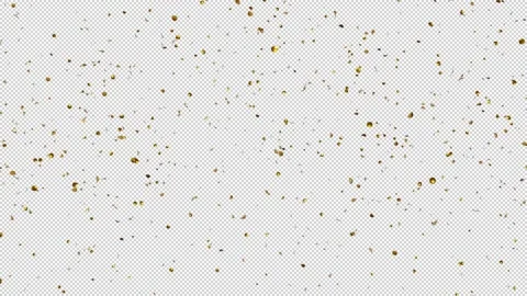 Gold Confetti Blast Explosions with Alpha channel Stock Footage 237357390