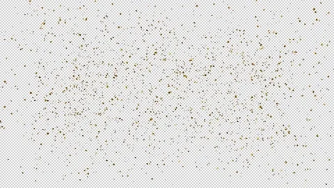 Gold Confetti Blast Explosions with Alpha channel Stock Footage 237357408