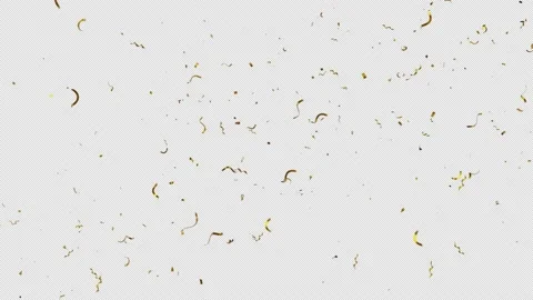 Gold Confetti Blast Explosions with Alpha channel Stock Footage 237357444