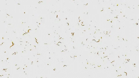 Gold Confetti Blast Explosions with Alpha channel Stock Footage 237357454