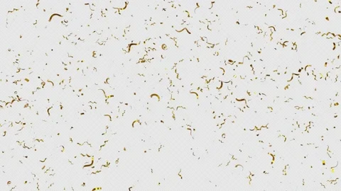 Gold Confetti Blast Explosions with Alpha channel Stock Footage 237357465