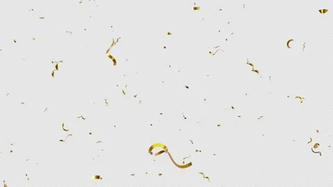 Gold Confetti Blast Explosions with Alpha channel 스톡 동영상 237357471