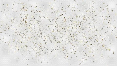Gold Confetti Blast Explosions with Alpha channel Stock Footage 237357504
