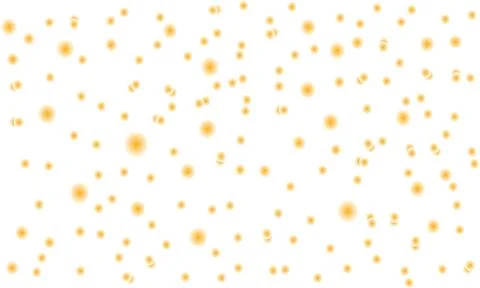 Gold confetti dots on white background yellow イラスト素材